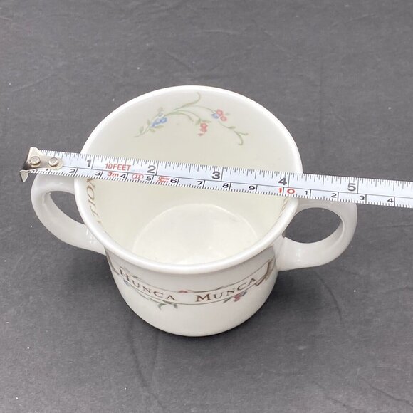 Royal Albert Bone China Cup Beatrix Potter Hunca Munca Mouse VTG ‘86 Christening - Picture 9 of 9